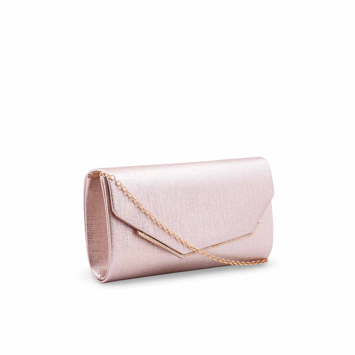Golden Fancy Clutch For Ladies P24456