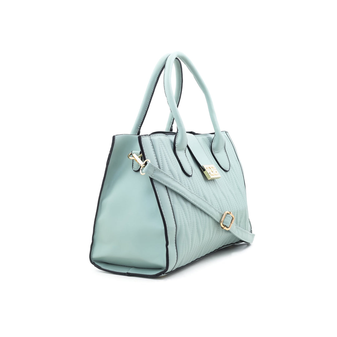 Green Formal Hand Bag P35633
