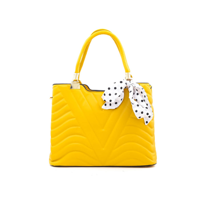 Yellow Formal Hand Bag P35634