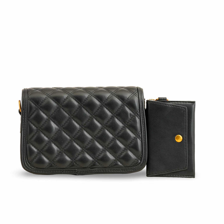 Black Formal Shoulder Bag P36137