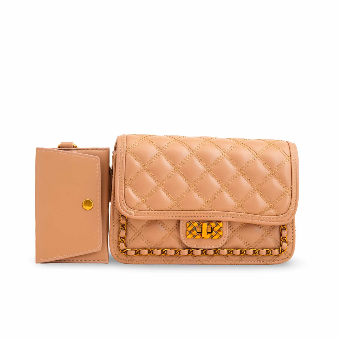 Brown Formal Shoulder Bag P36137