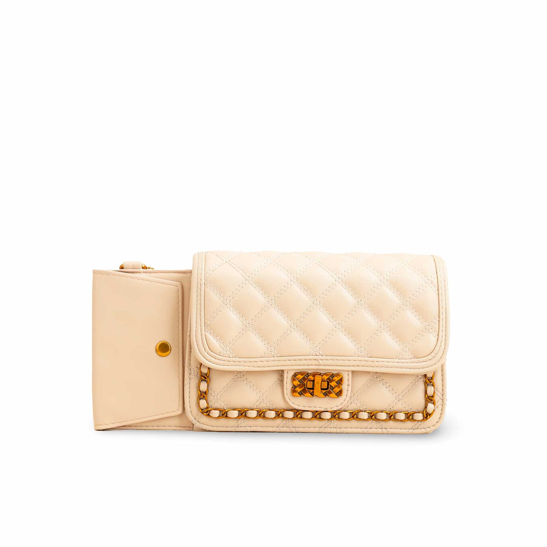 Khaki Formal Shoulder Bag For Ladies P36137