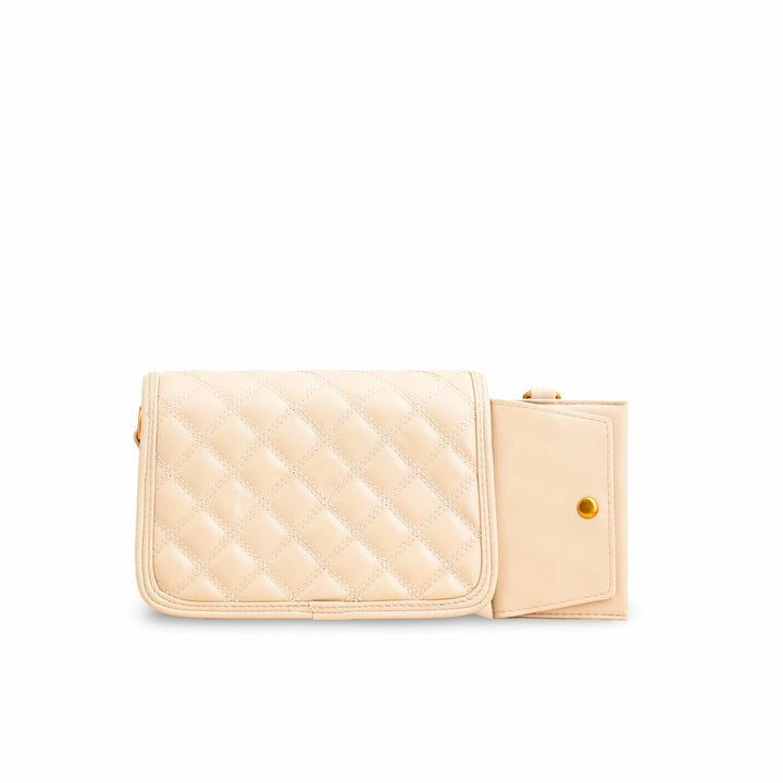 Khaki Formal Shoulder Bag For Ladies P36137