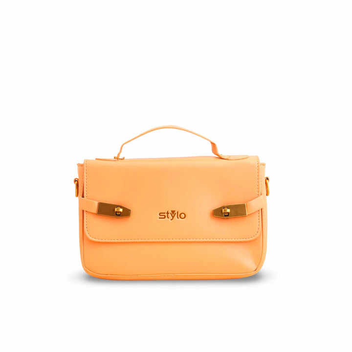 Orange Formal Shoulder Bag For Women P36142
