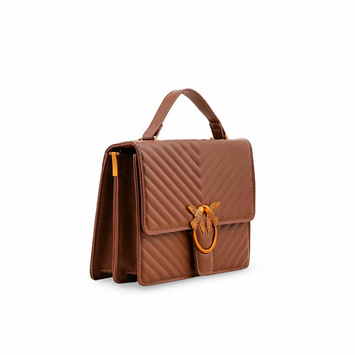 Brown Formal Shoulder Bag P36143