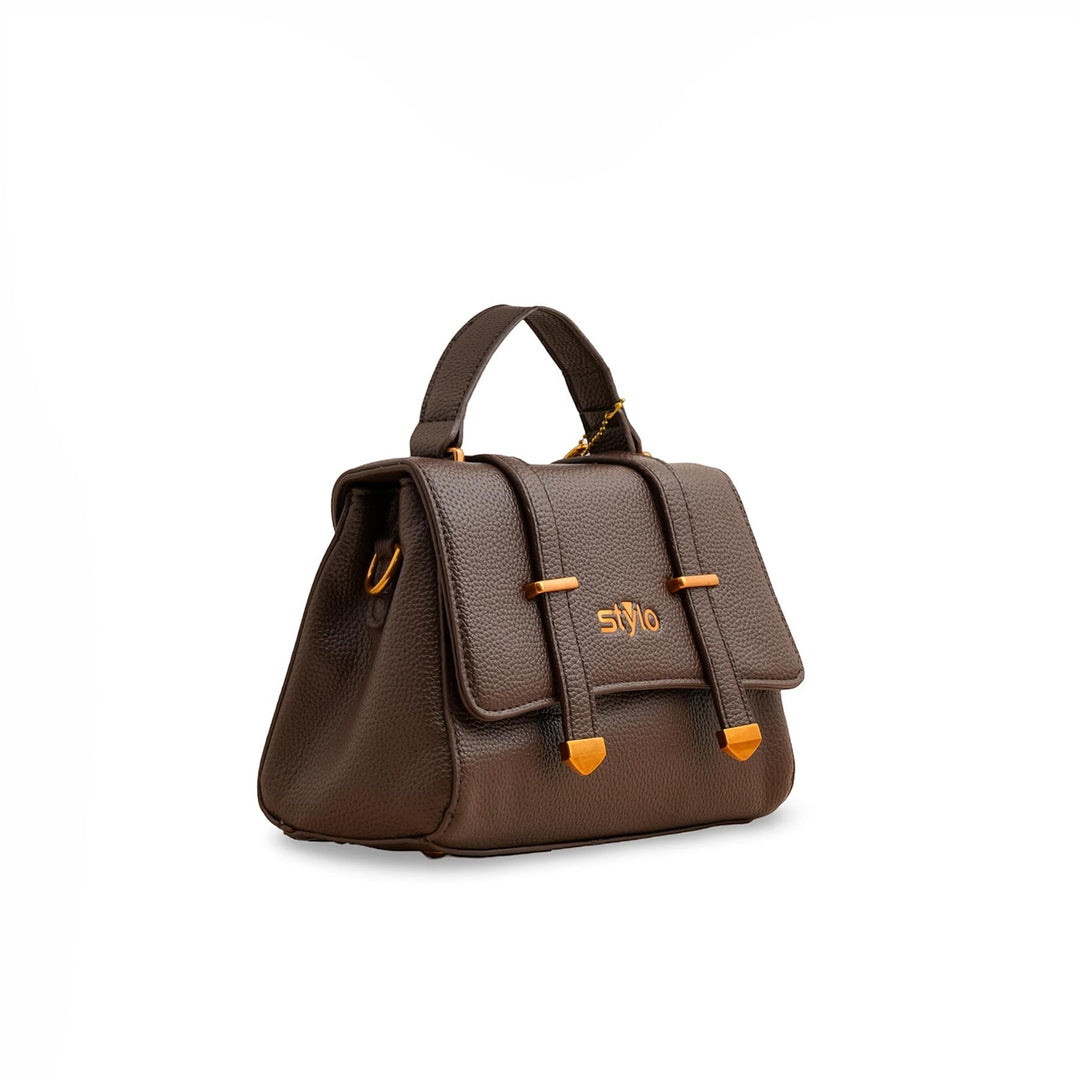 Brown Formal Shoulder Bag P36148