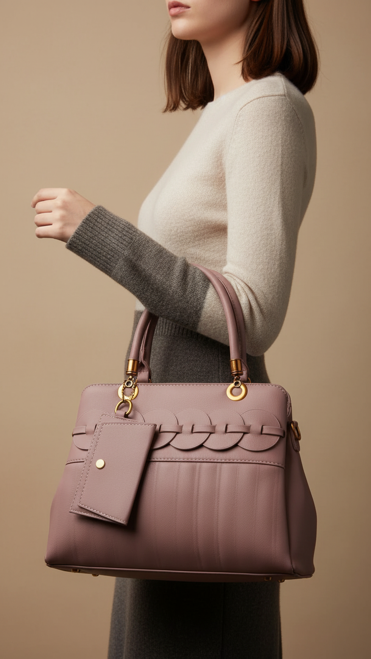 Purple Formal Hand Bag P36151