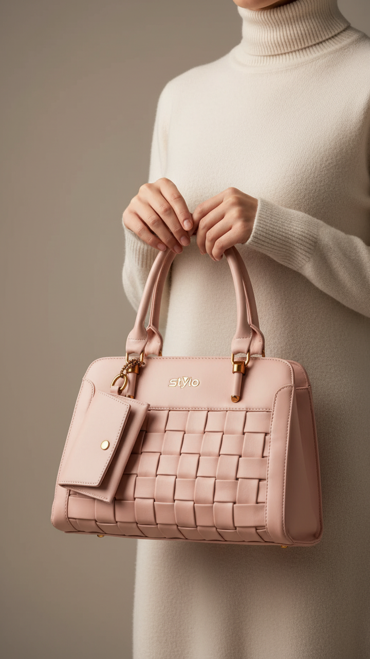 Pink Formal Hand Bag P36154