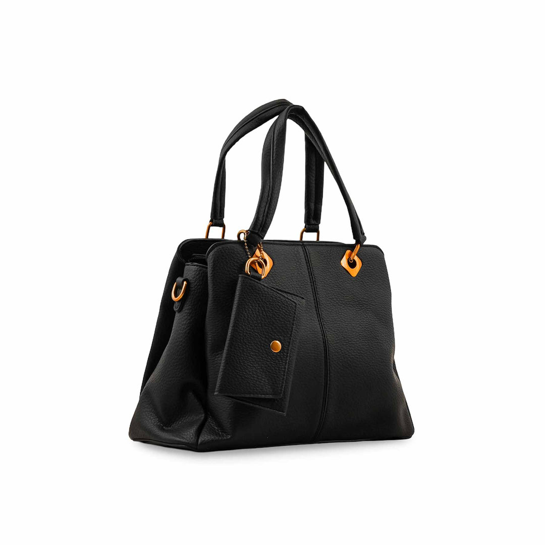 Black Formal Hand Bag P36155