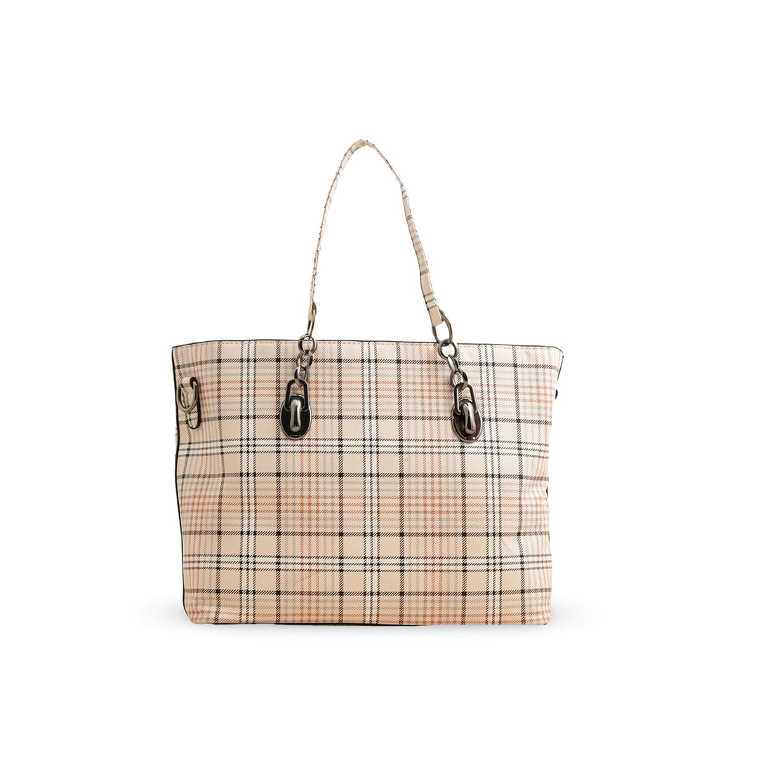 Khaki Formal Shoulder Bag P36179