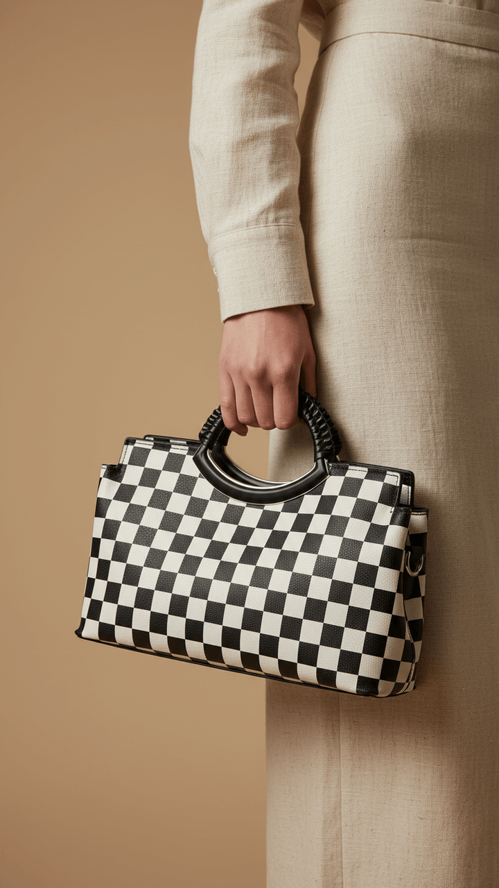 Black Formal Hand Bag P36189