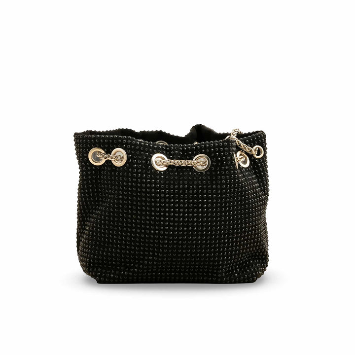 Black Fancy Clutch P36193