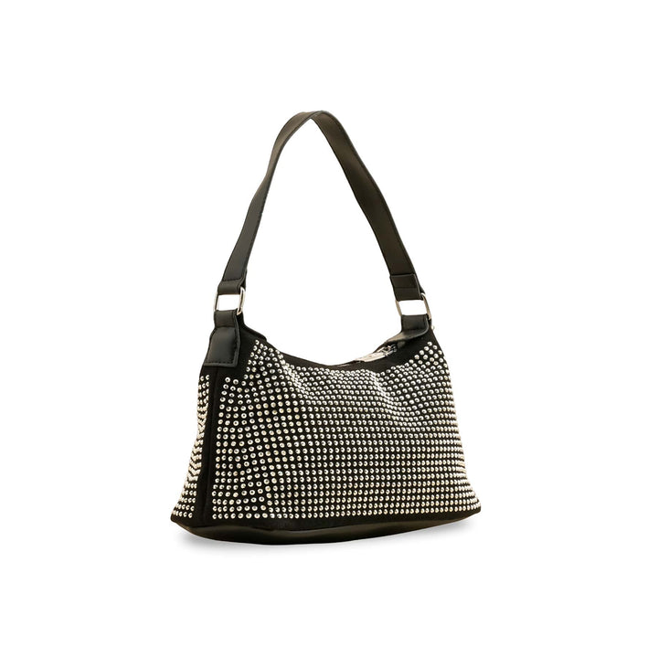 Silver Fancy Hand Bag For Ladies P36197