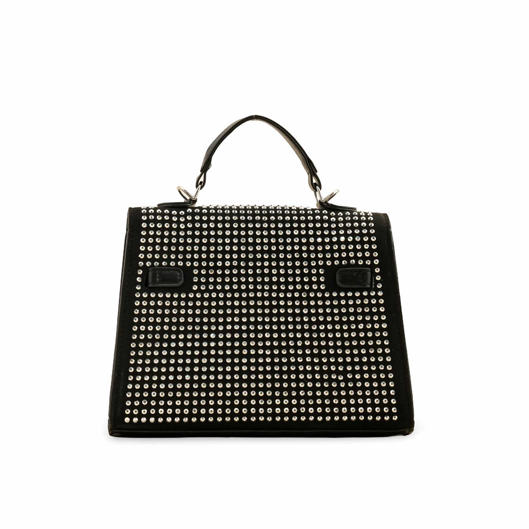 Silver Fancy Hand Bag P36198