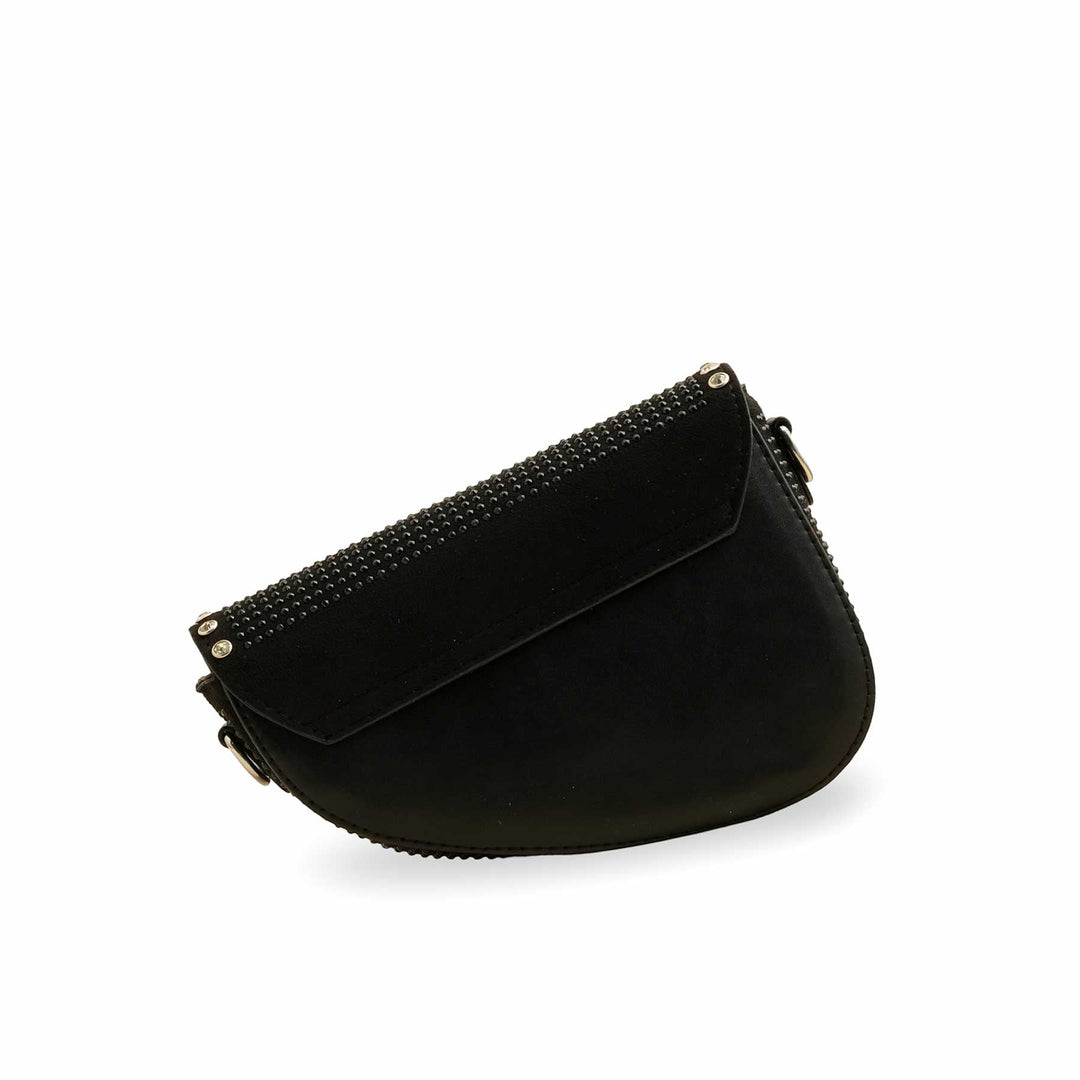 Black Fancy Hand Bag P36200