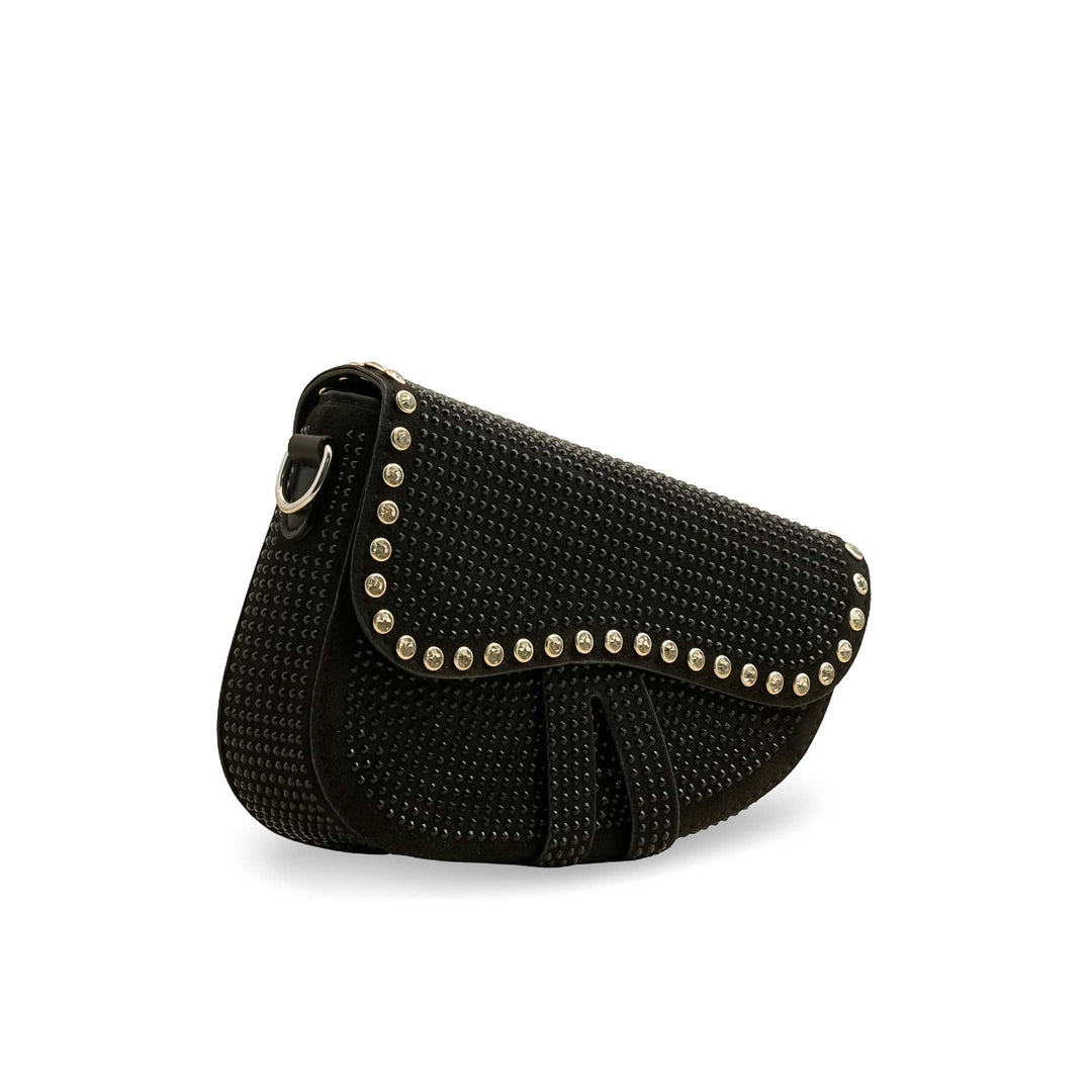Black Fancy Hand Bag P36200