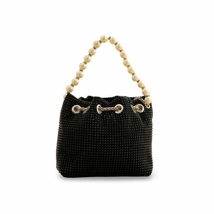 Black Fancy Clutch P36202