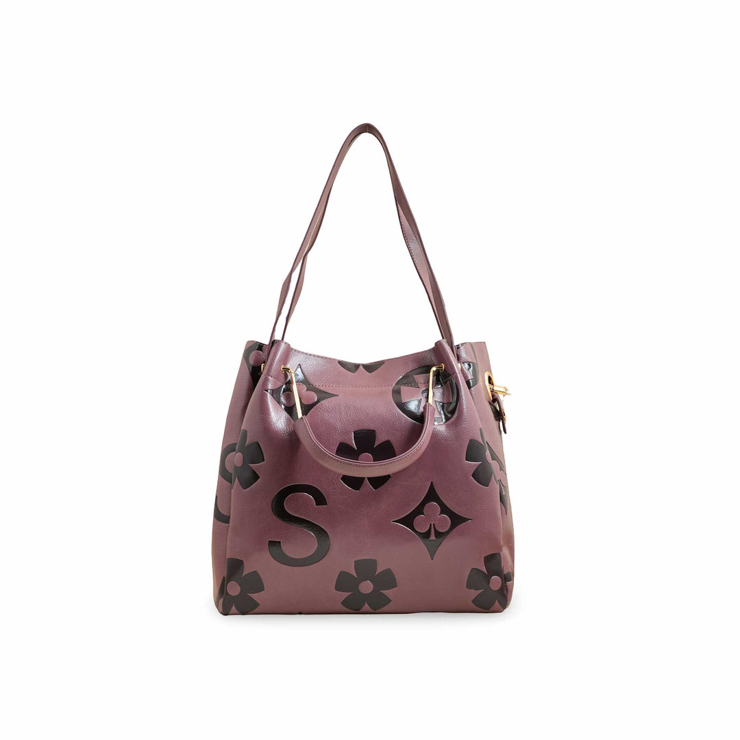 Purple Formal Hand Bag For Women P36220