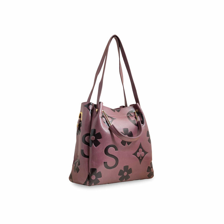 Purple Formal Hand Bag For Women P36220