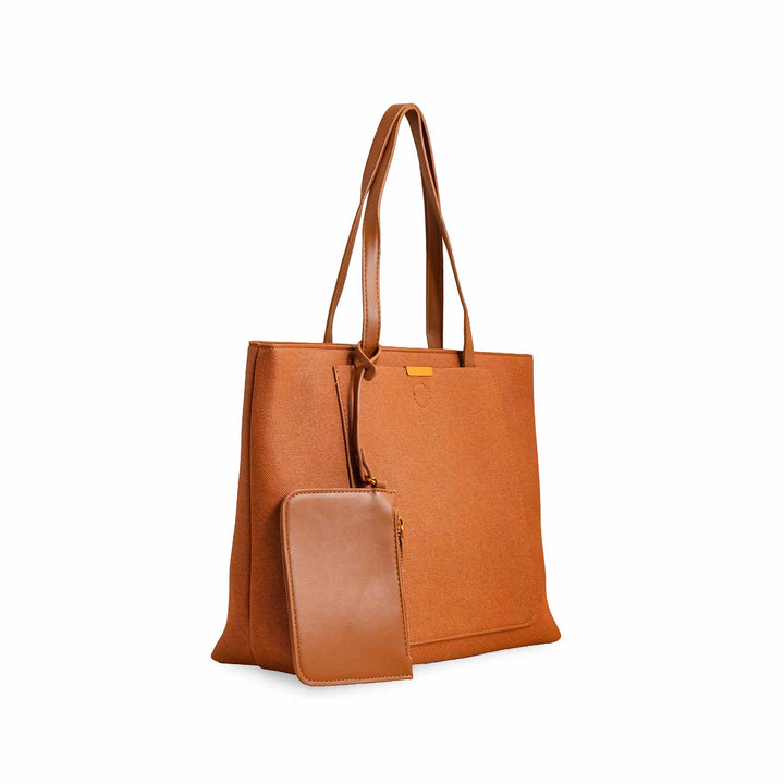 Orange Women Formal Shoulder Bag P36227