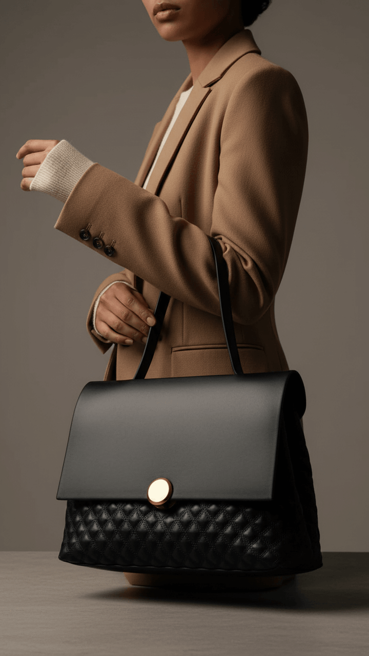Black Women Formal Shoulder Bag P36230