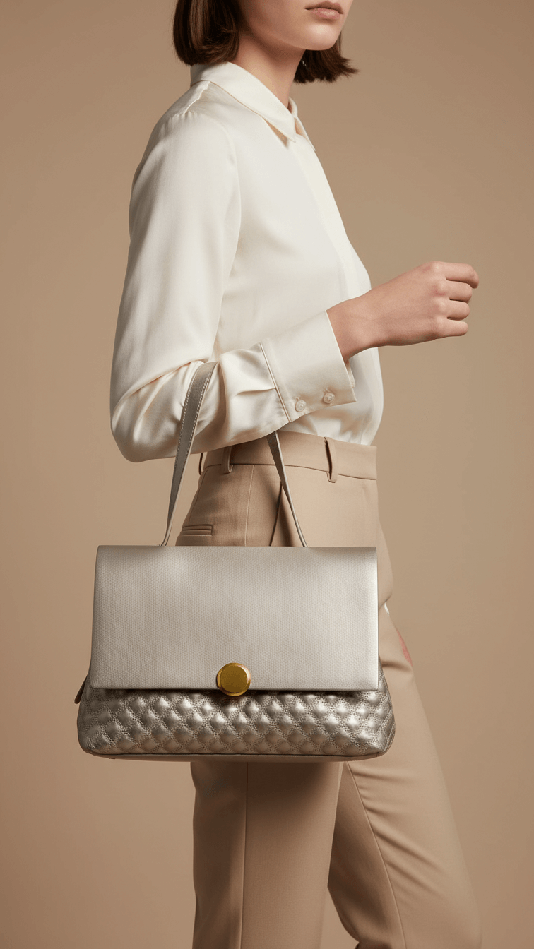 Bronze Women Formal Shoulder Bag P36230