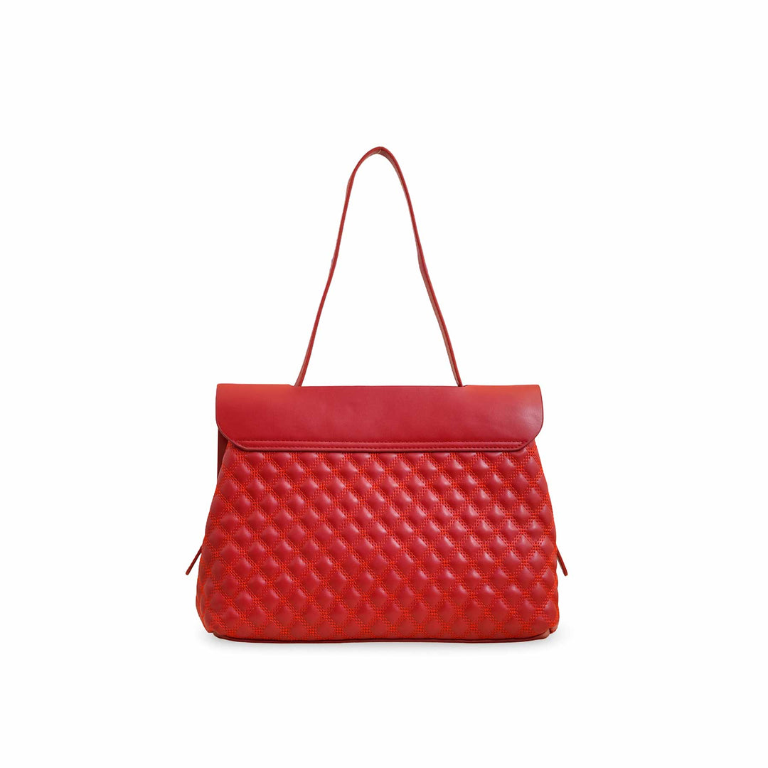 Burgundy Women Formal Shoulder Bag P36230