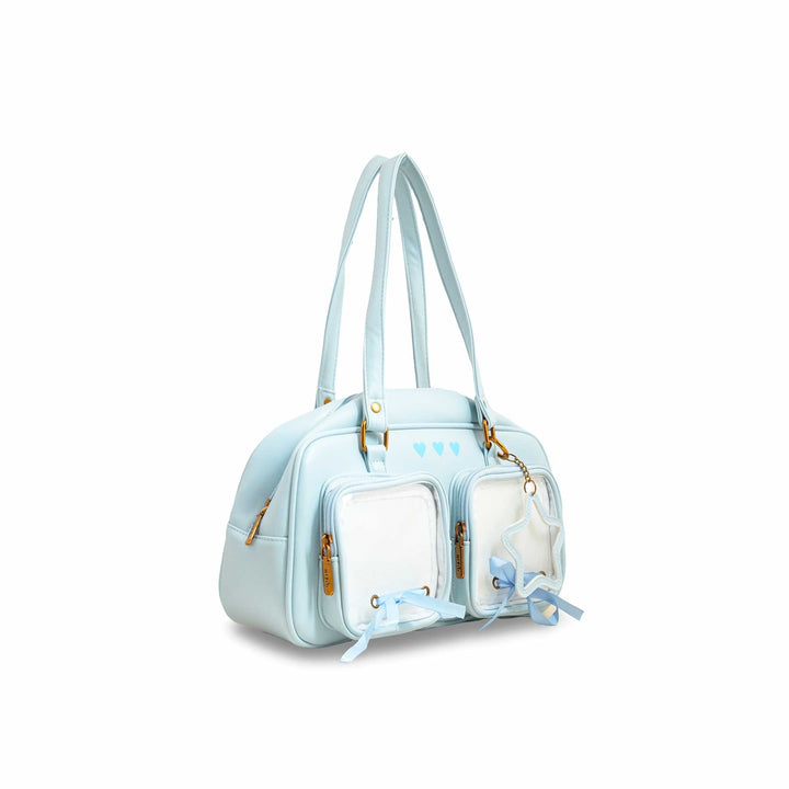 Blue Women Formal Shoulder Bag P36233