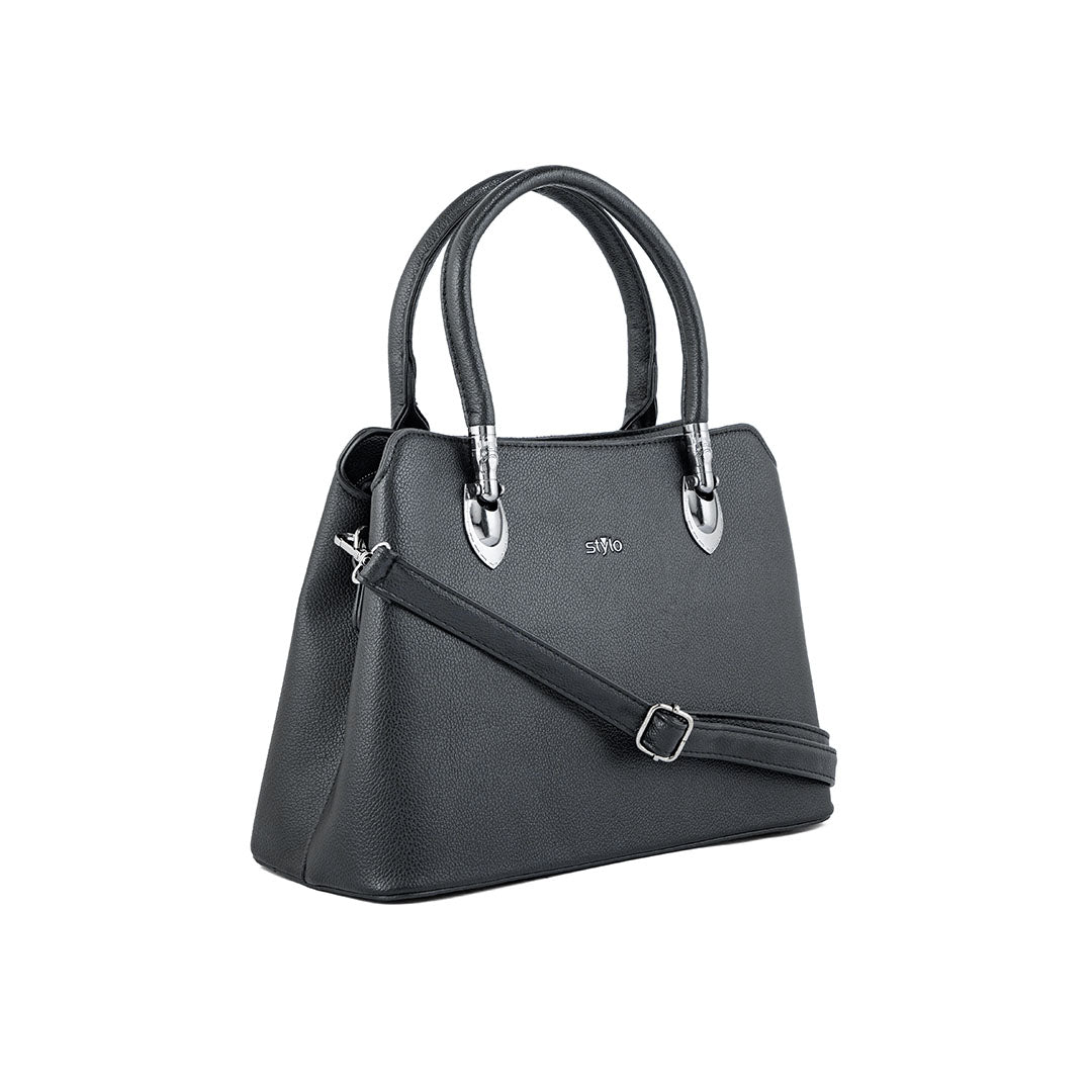 Black Formal Hand Bag P36234