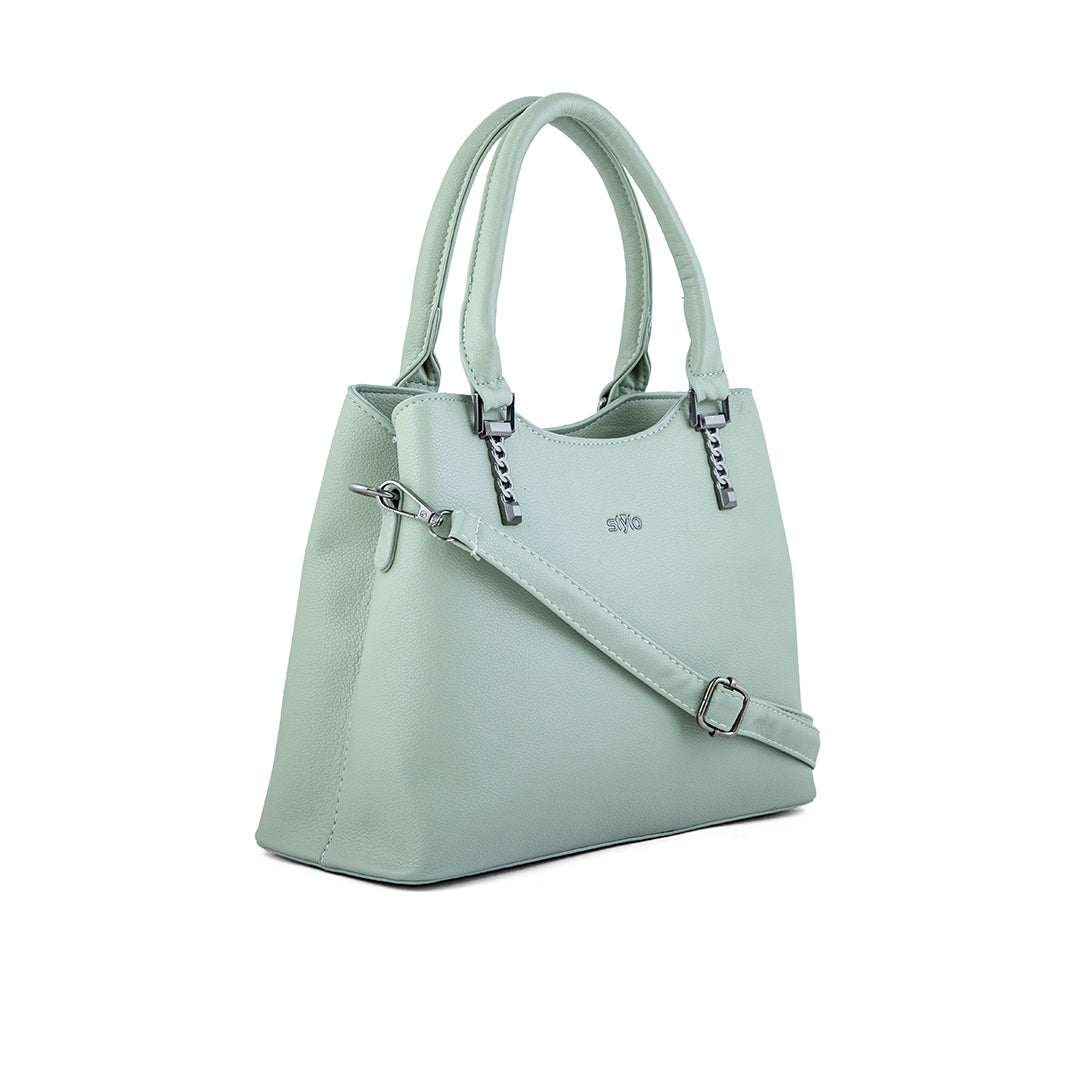 Green Formal Hand Bag P36239