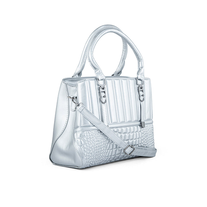 Silver Formal Hand Bag P36244