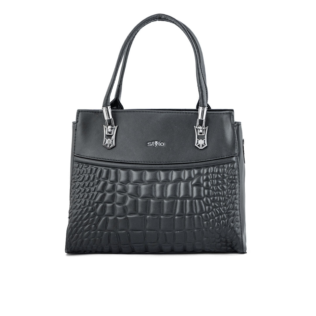 Black Formal Hand Bag P36248