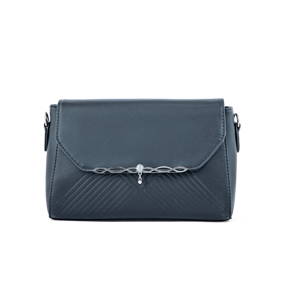 Black Formal Hand Bag P36251