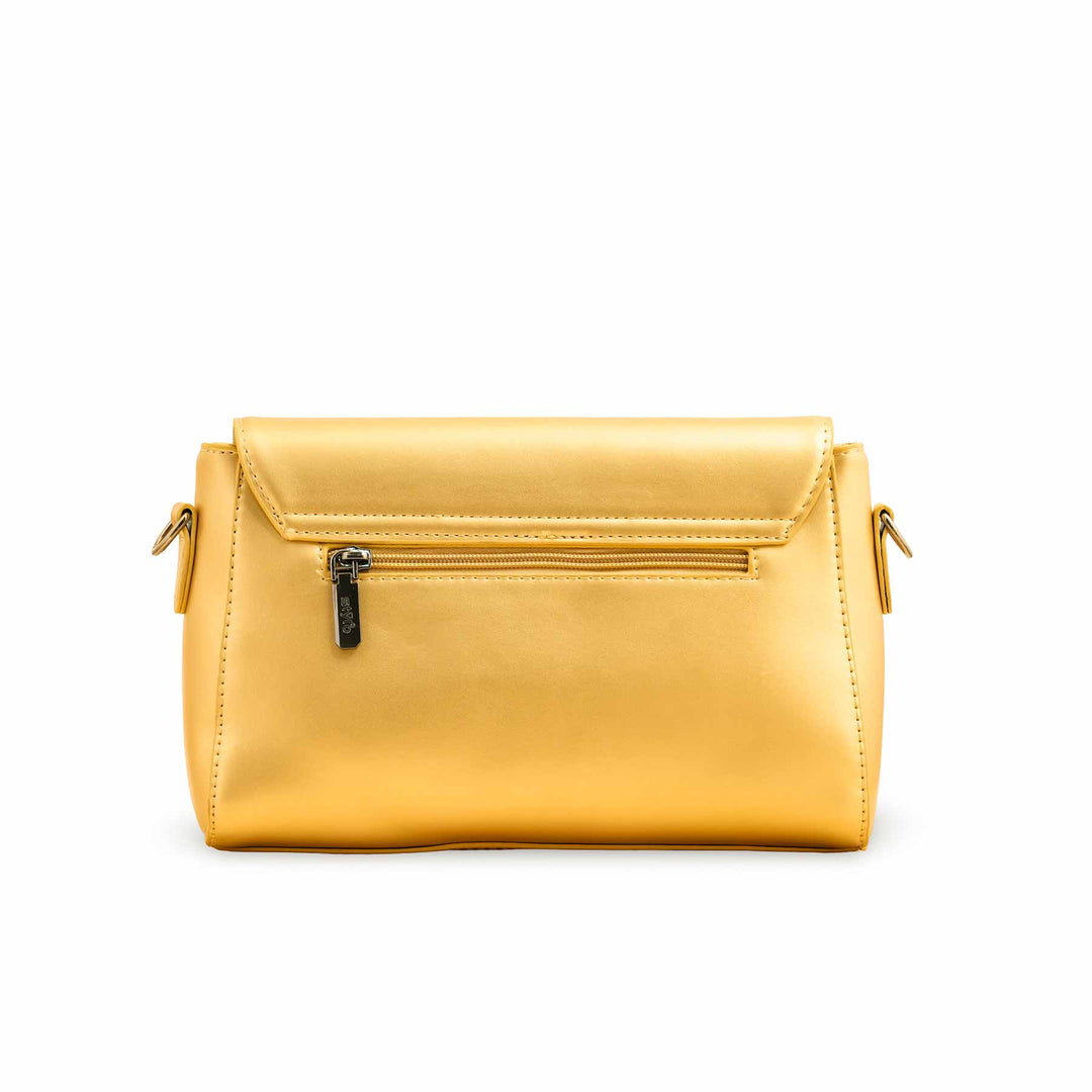 Golden Formal Shoulder Bag For Women P36251