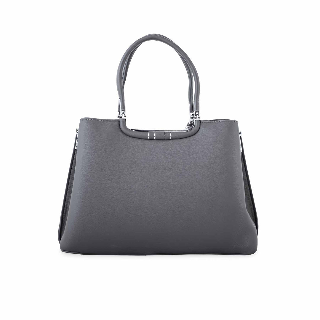 Grey Formal Hand Bag P36258