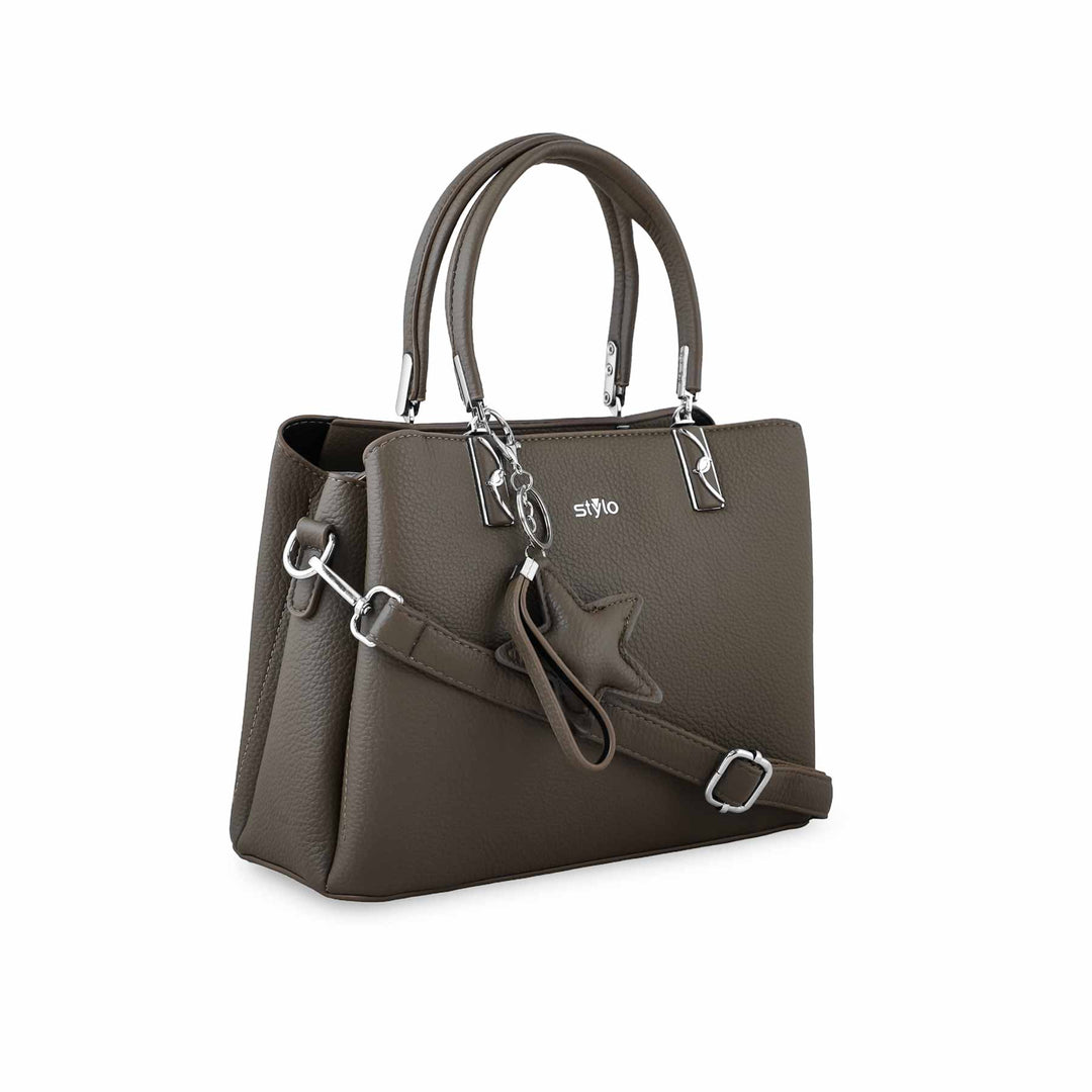 Khaki Formal Hand Bag P36263
