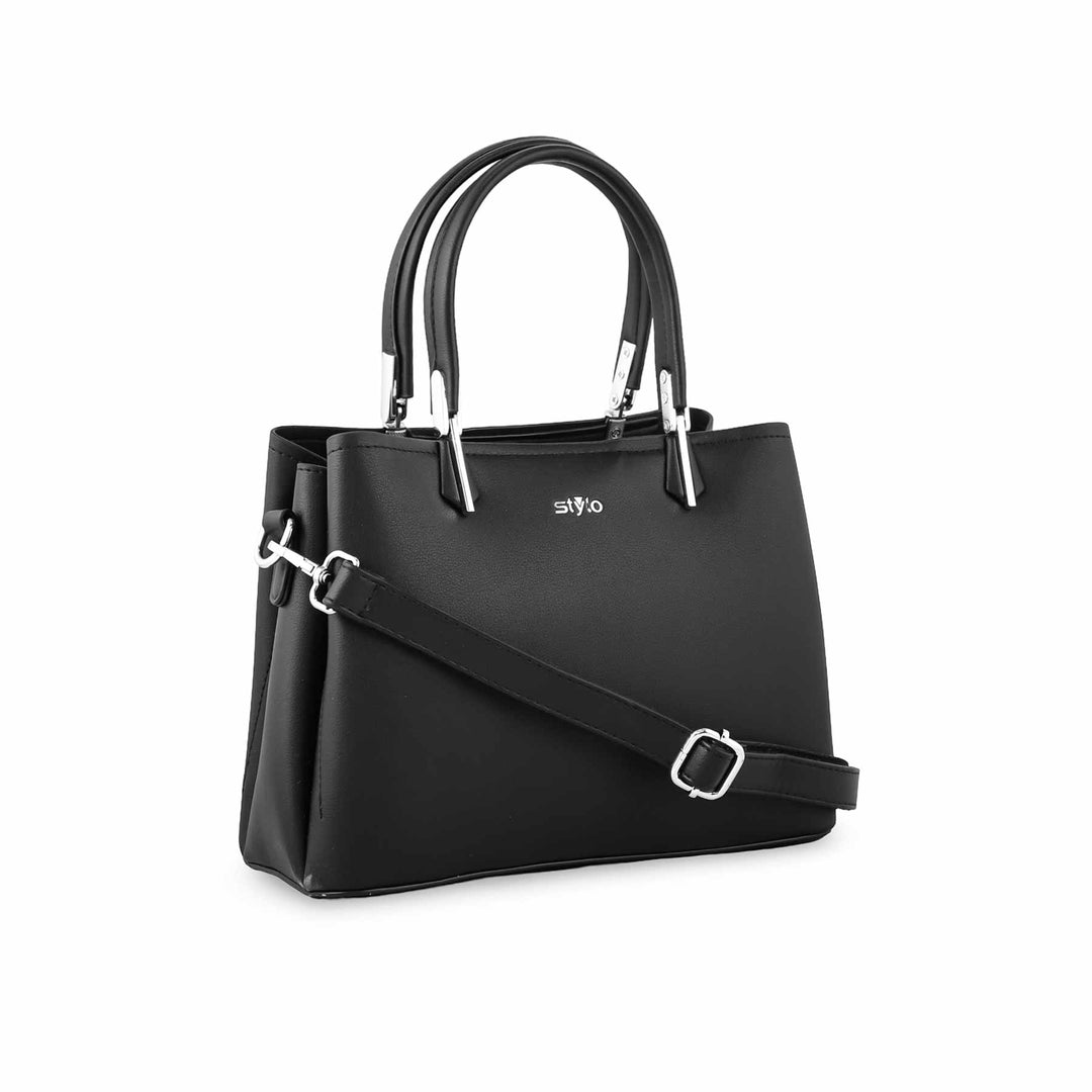 Black Formal Hand Bag P36264