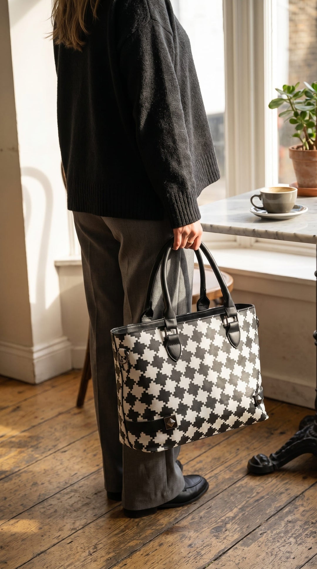 White Formal Hand Bag P36274