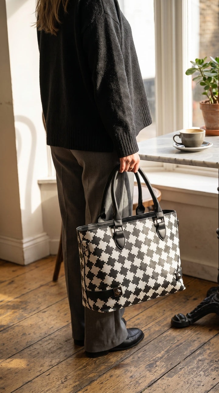 White Formal Hand Bag P36274