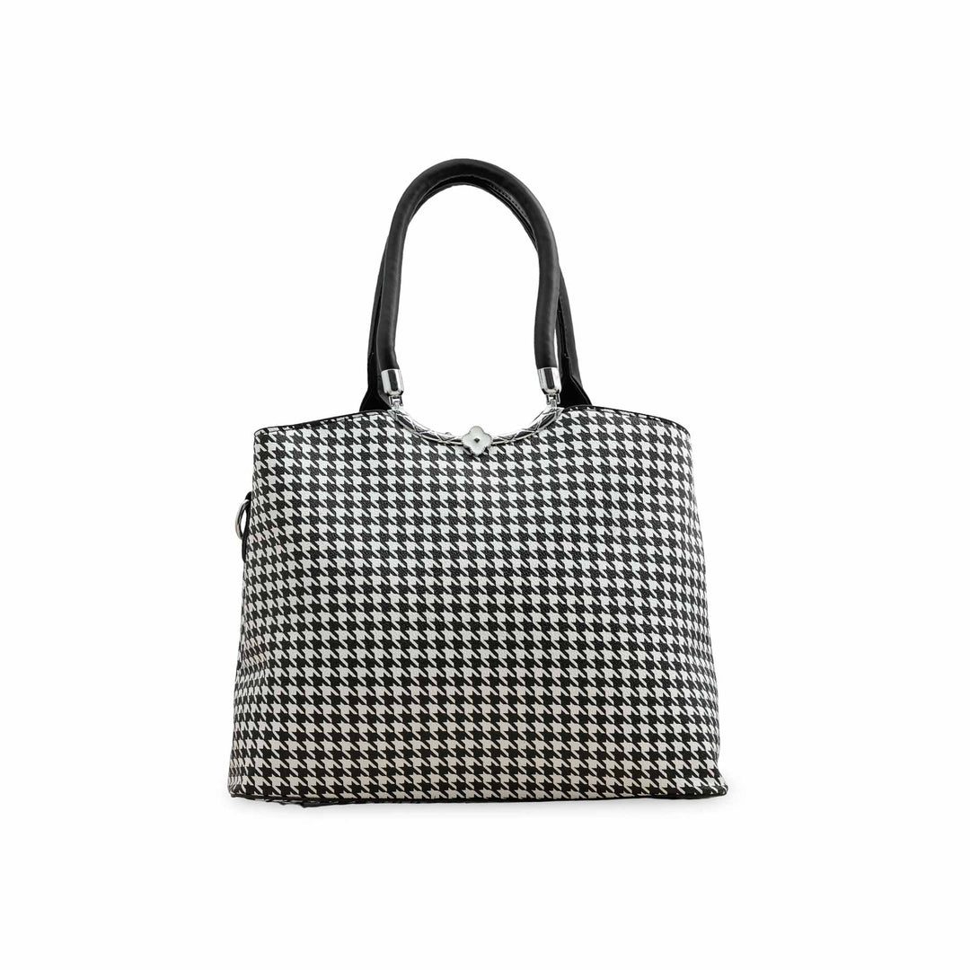 White Formal Hand Bag P36282