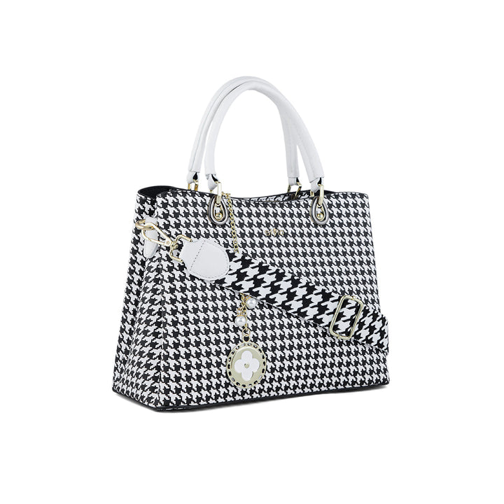 White Formal Hand Bag P36285