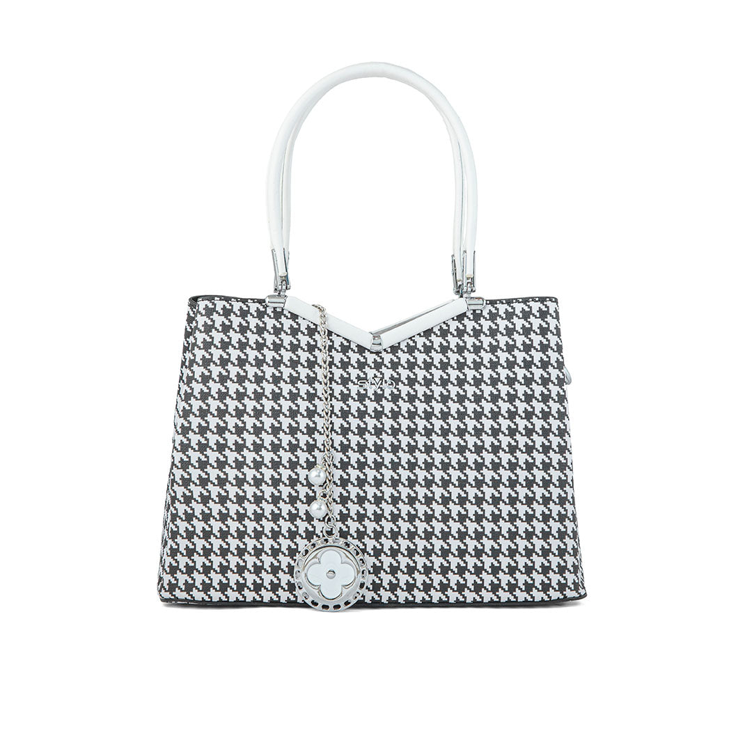 White Formal Hand Bag P36287