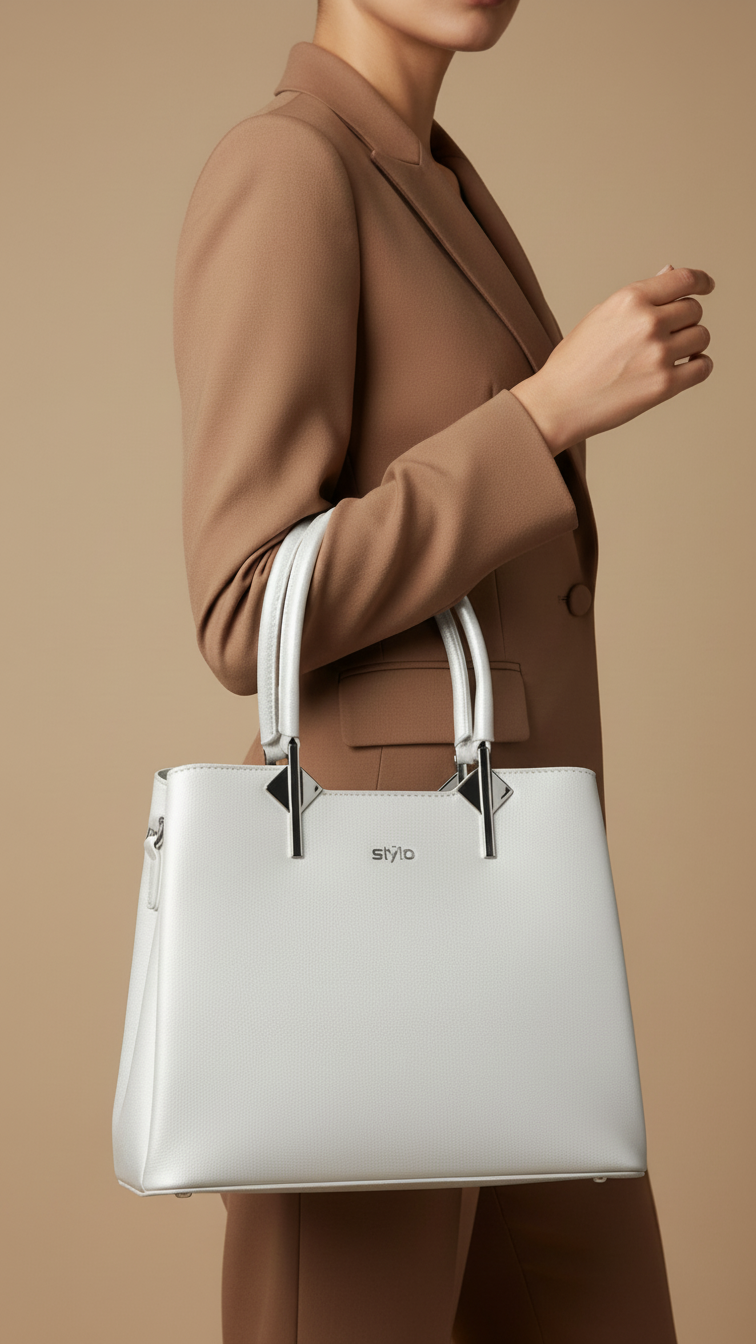 Grey Formal Hand Bag P36288