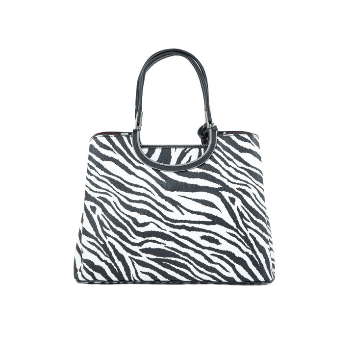 Blkwht Formal Hand Bag P36292