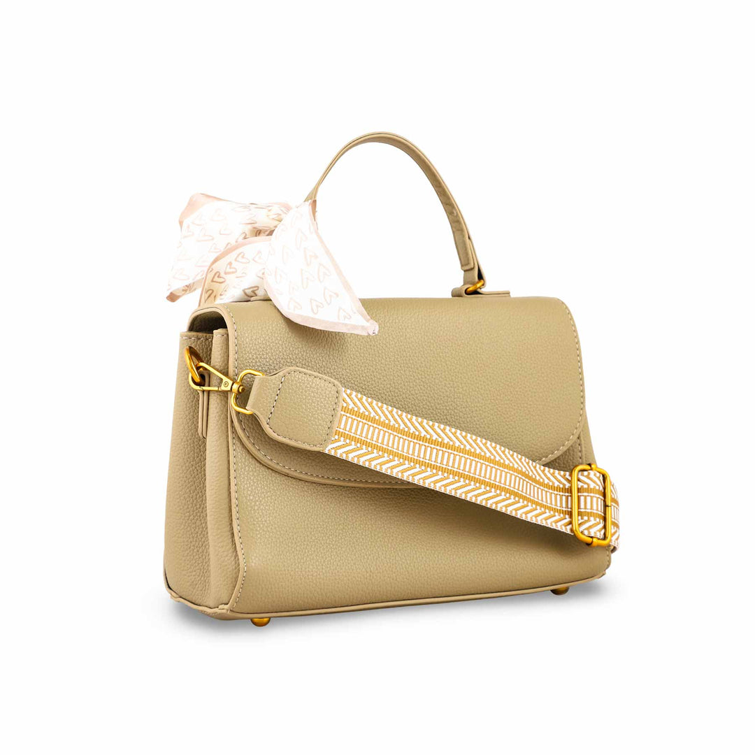 Khaki Formal Shoulder Bag P36299