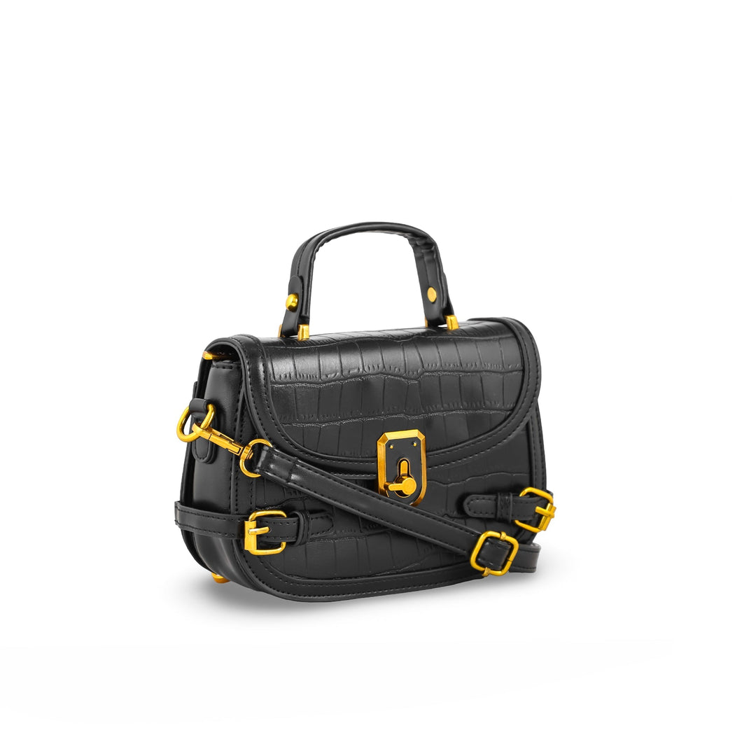 Black Formal Shoulder Bag P36303