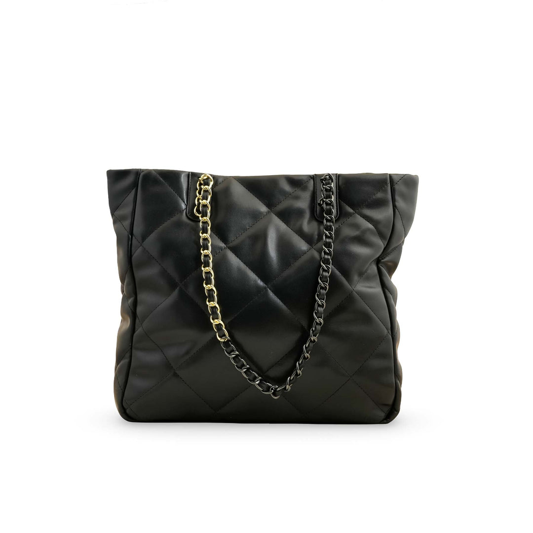 Black Formal Shoulder Bag P36322