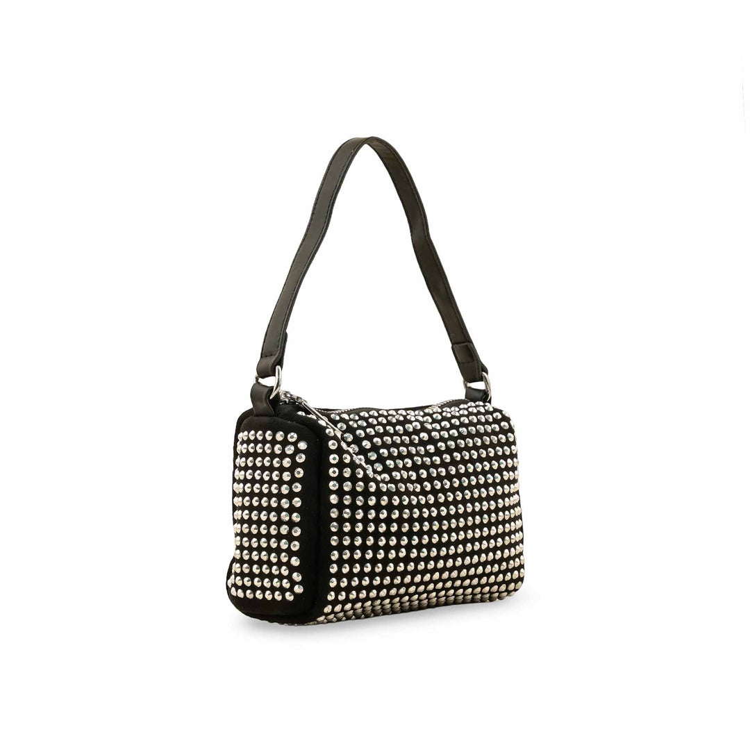 Black Fancy Clutch P36324