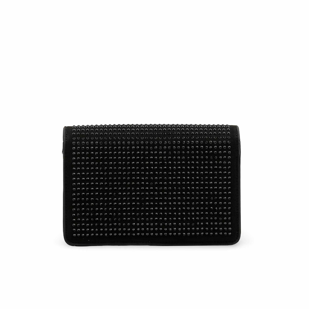 Black Fancy Clutch P36325