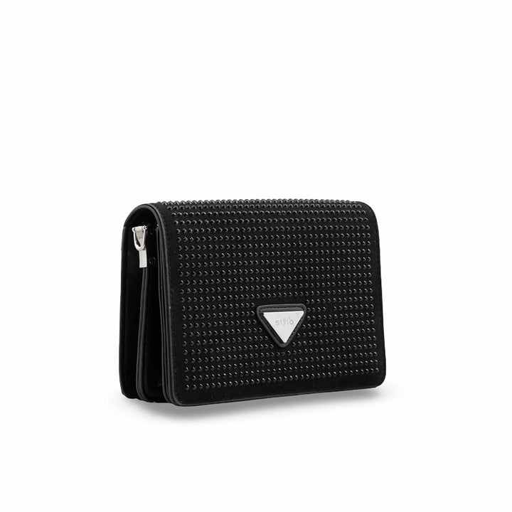Black Fancy Clutch P36325